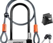Kryptonite Kryptolok Standard Bicycle U-Lock w/4-foot Flex Cable