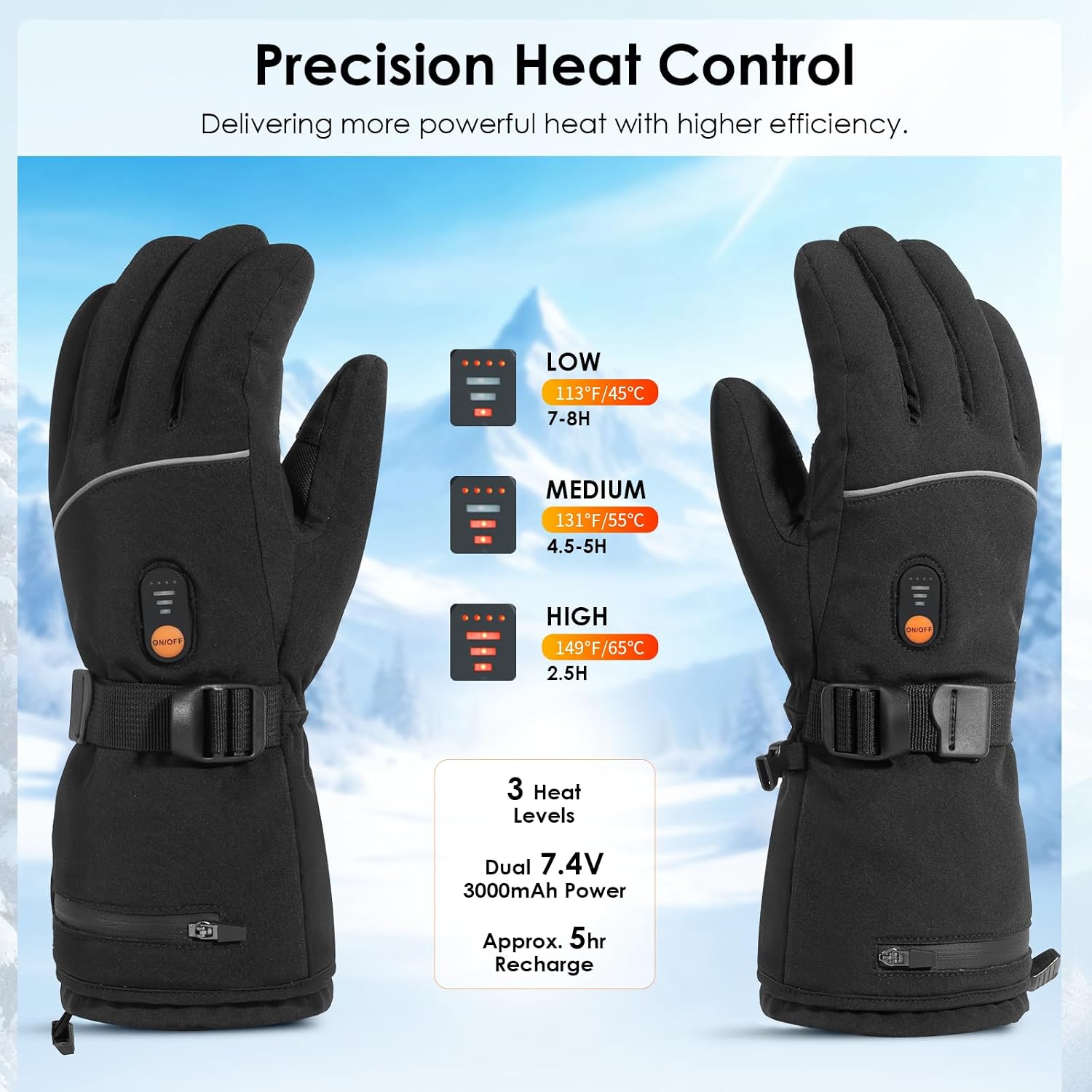 Minthouz Heated Gloves Rechargeable - Image 2