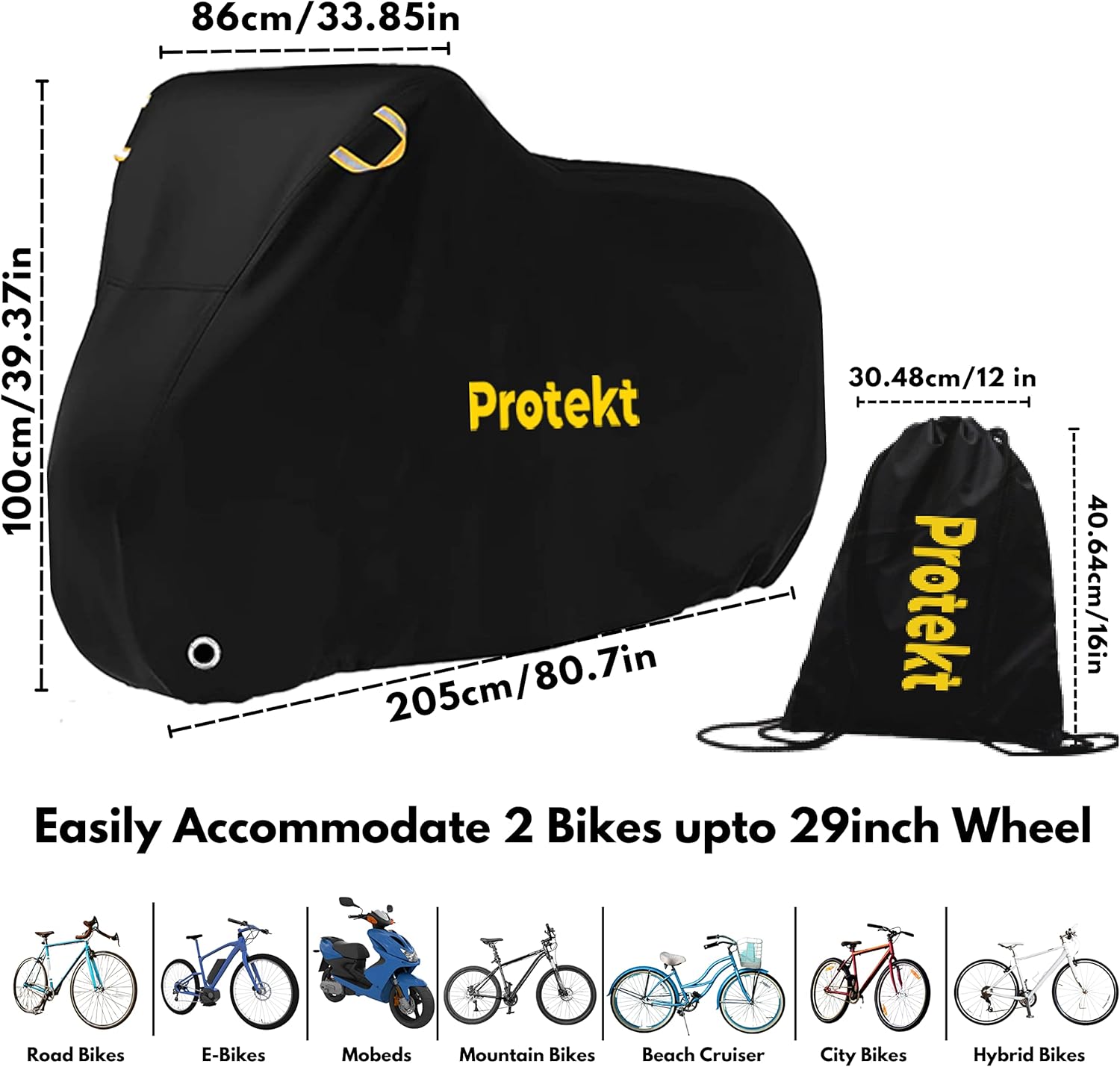 Protekt Bike Cover for 2 Bikes - Image 2