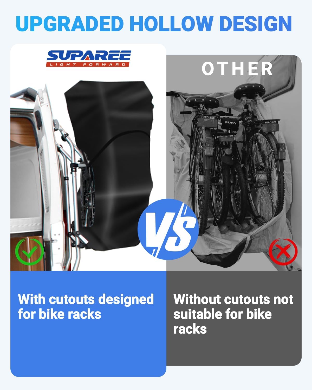 SUPAREE Bike Covers Transport Covers 2-3 Bikes - Image 2