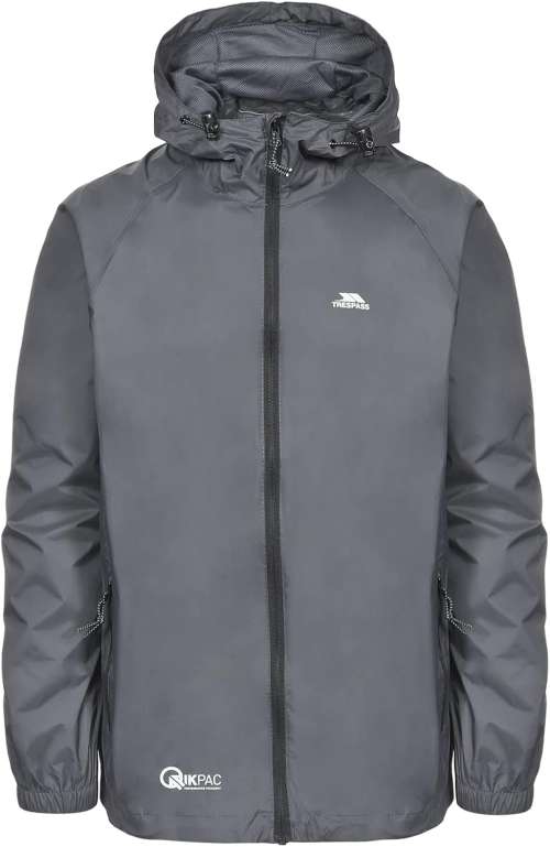 Trespass Unisex Waterproof Packaway Jacket Qikpac