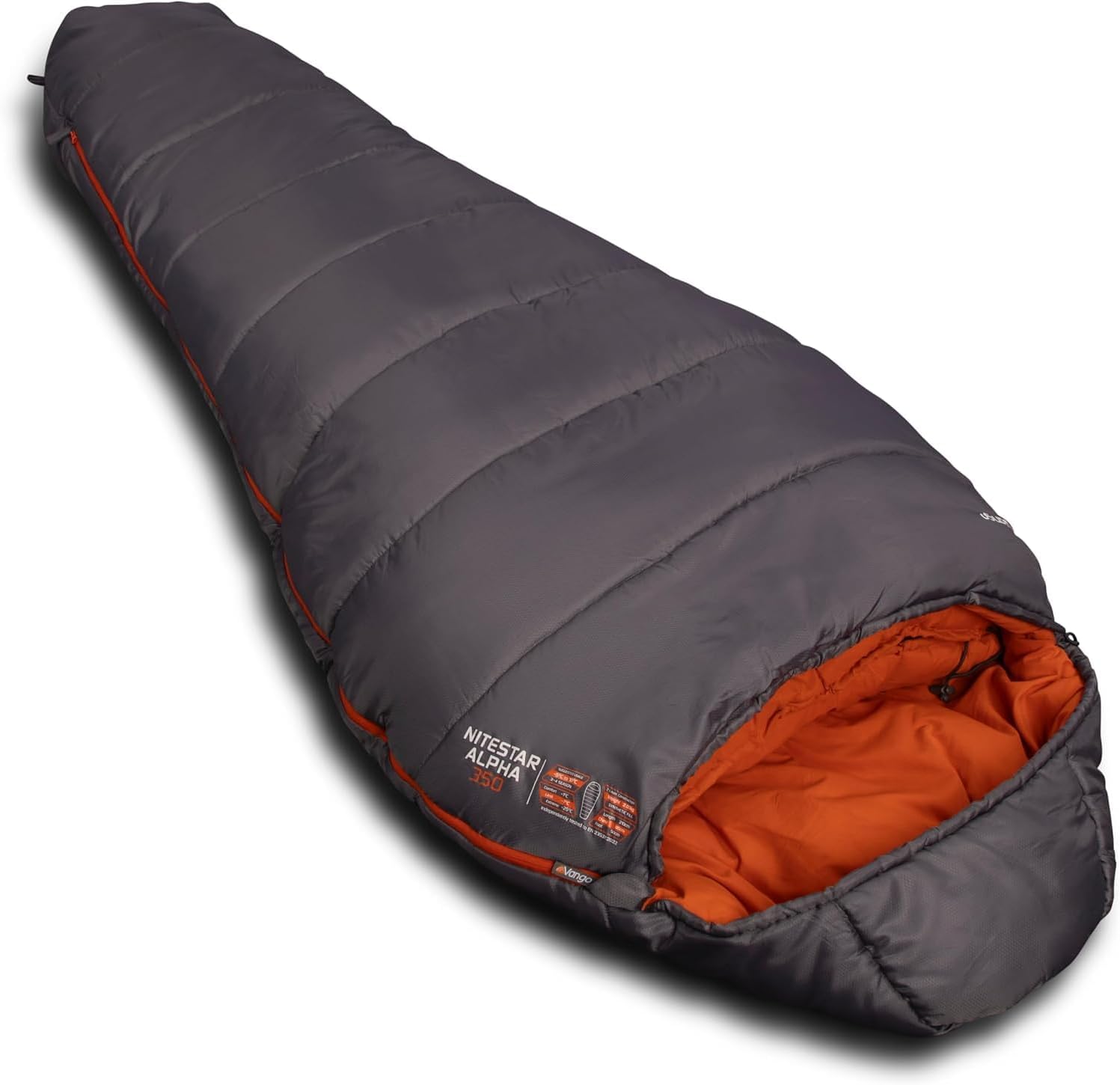 Vango Nitestar Alpha Sleeping Bag - Duke of Edinburgh Recommended | Ultralight Mummy Sleeping Bag for Camping, Hiking, Outdoor, Backpacking