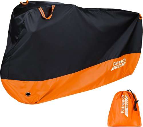 Waterproof 600D Bike Cover For Outside Storage, Outdoor Bicycle Ebike Cover