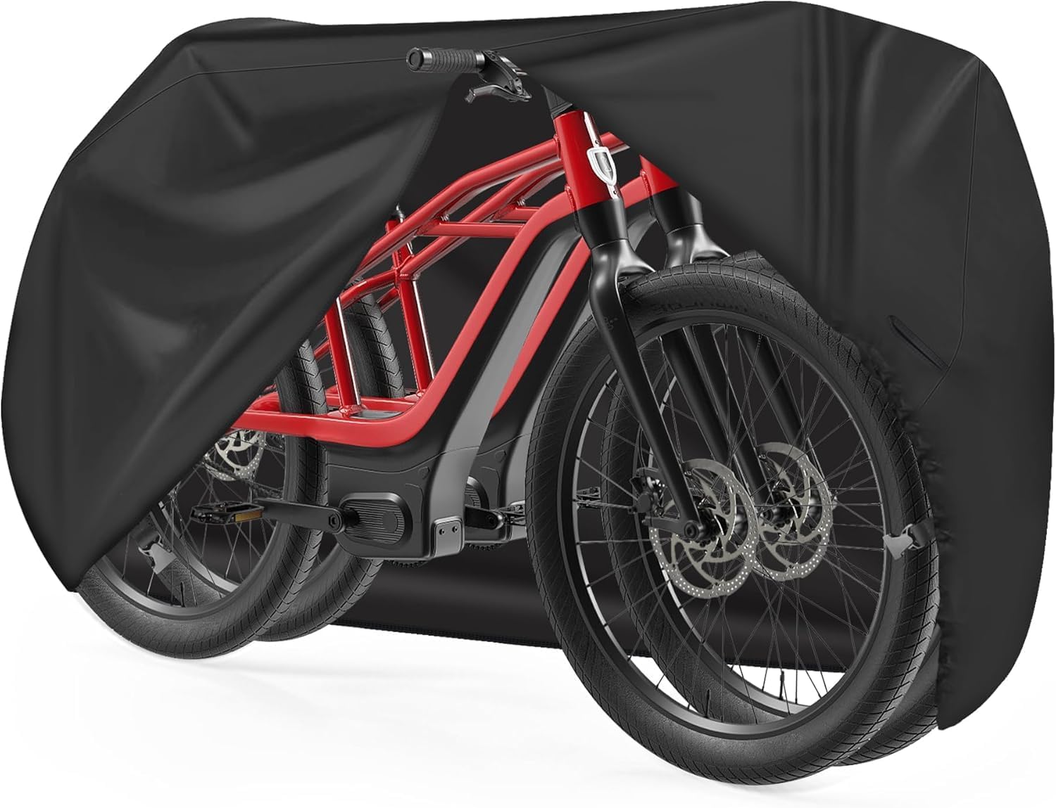 Zettum Stationary Bike Covers for Outside Storage - Bike Cover for 2 Bikes