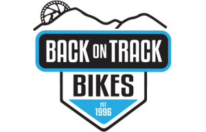 Displays of mountain and electric bikes inside the Back on Track Bikes shop showroom in North Malvern.