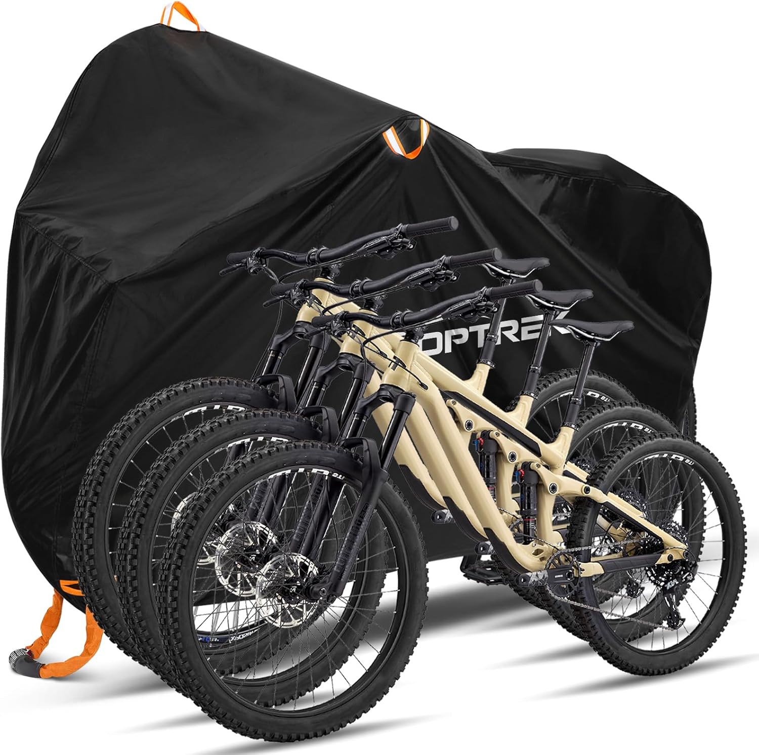 toptrek Bike Cover, Covers for Outside Storage 3 Bike-220 x 120 x110cm