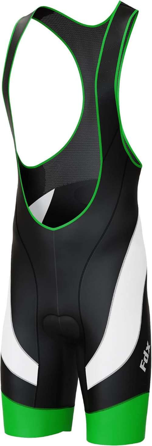 FDX Cycling Bib Shorts Mens 4D Padded Breathable Shorts with Pocket