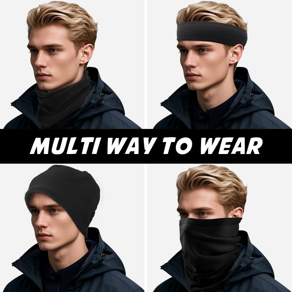Leaflai 2 Pack Multifunctional Breathable Neck Gaiter - Image 3
