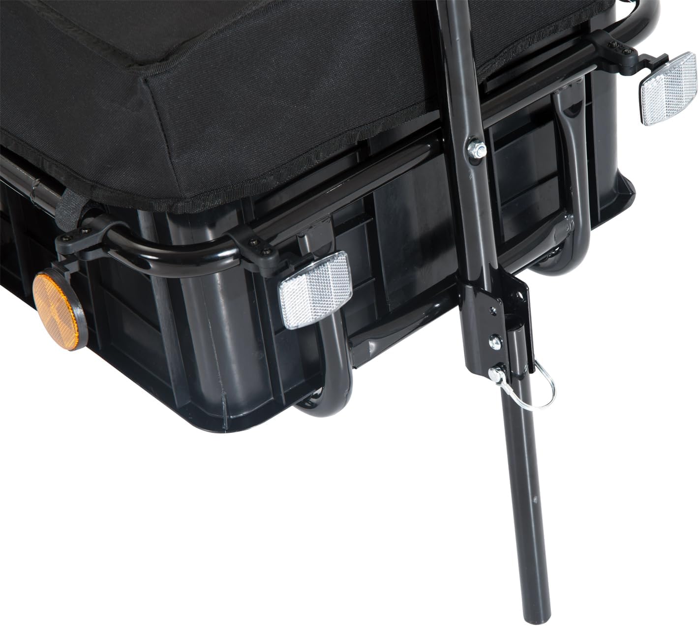 HOMCOM Bicycle Trailer Cargo Jogger Stroller - Image 8