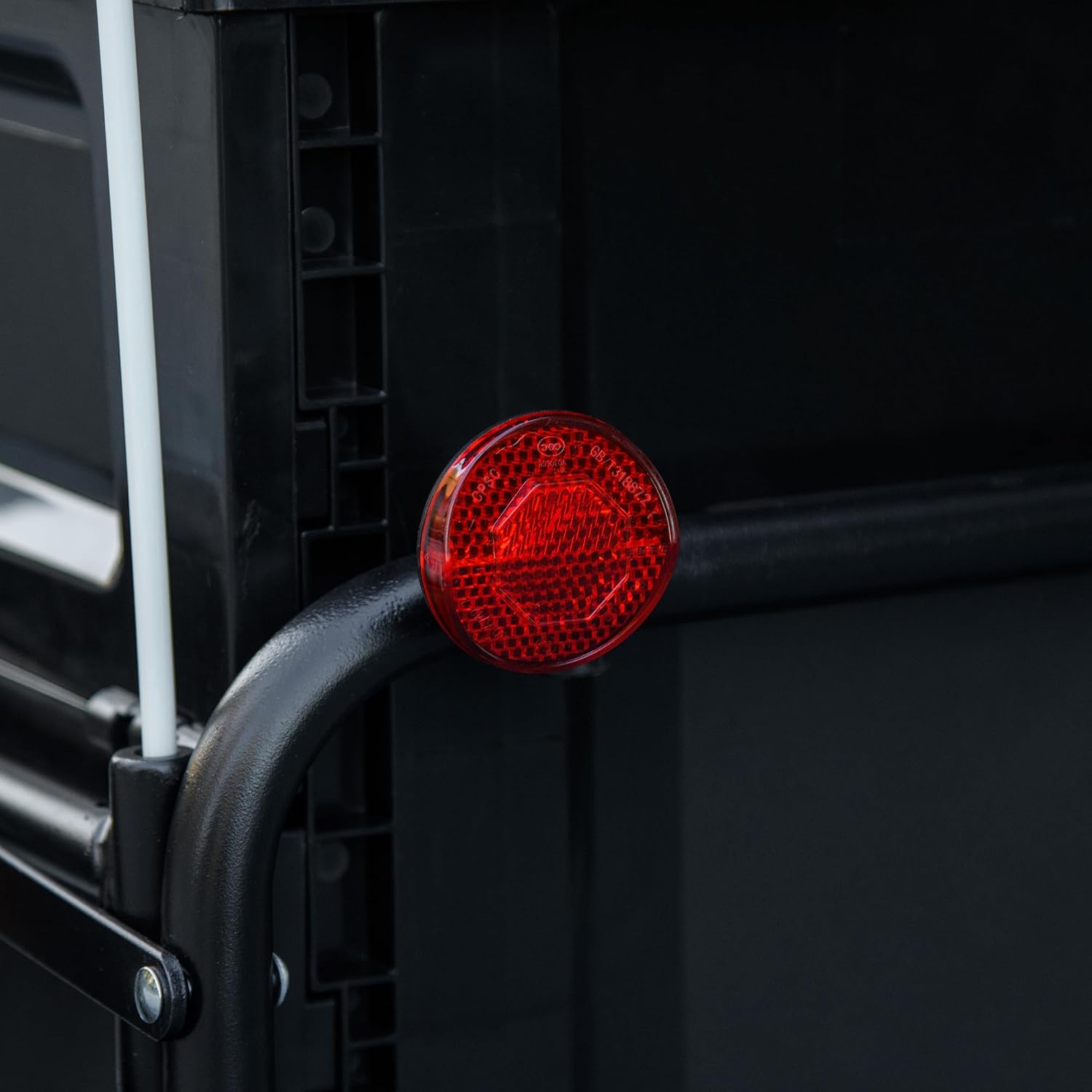 HOMCOM Bike Trailer with 65L Foldable Storage Box - Image 9