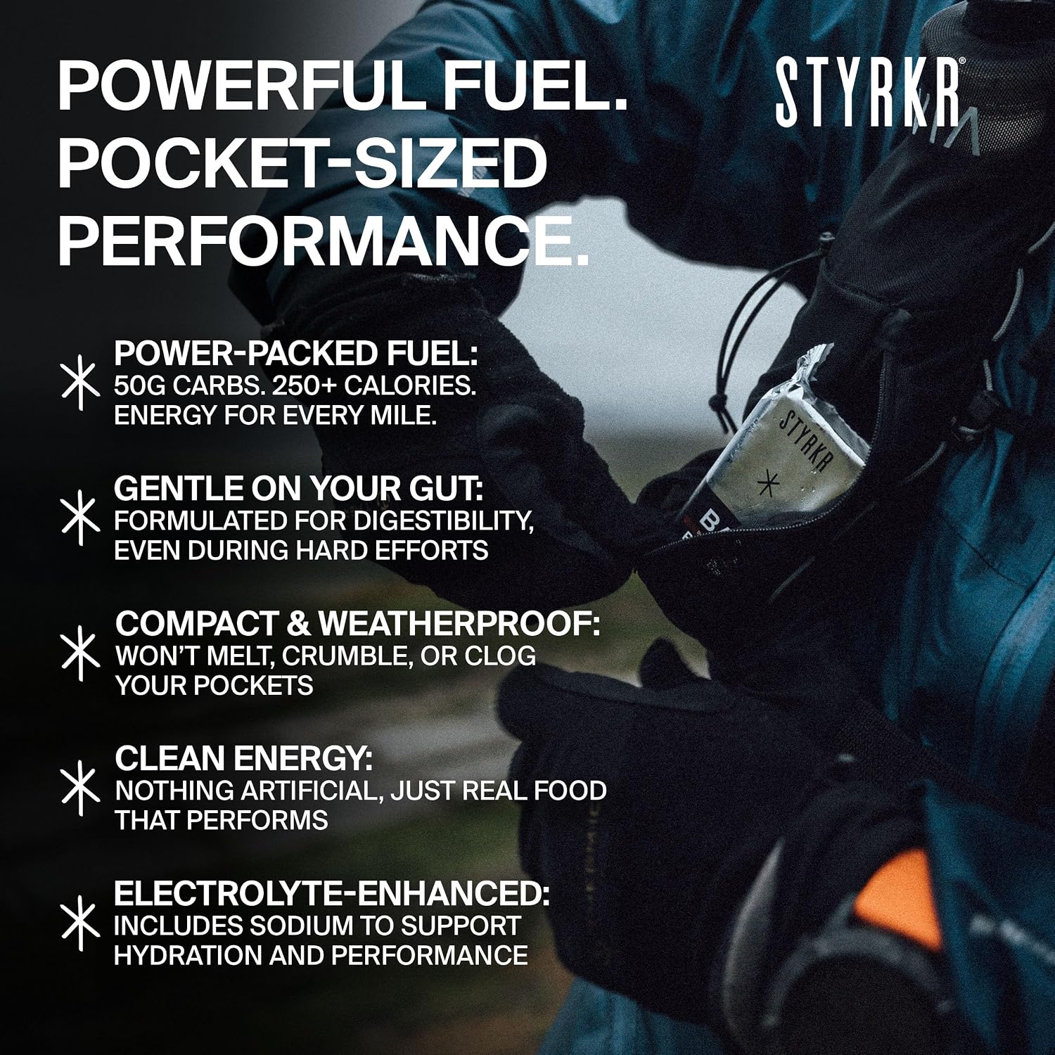 Styrkr BAR50 Energy Bars Cycling & Running - Mixed Flavours Pack - Image 5