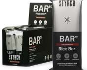 Styrkr BAR50 Energy Bars - Pack of 12 Rice Bars for Cycling & Running - Dark Chocolate Chip Flavour - Approved by Endurance Athletes - 50g of Carbs via Advanced Dual-Carb Formulation - 12x Pack