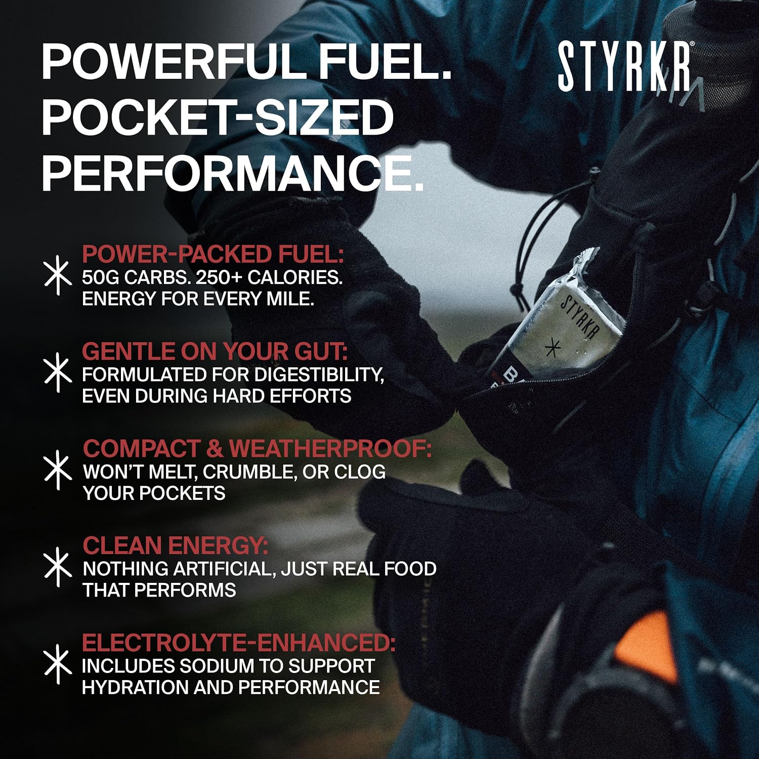 Styrkr BAR50 Energy Bars Cycling & Running 50g of Carbs - Image 5