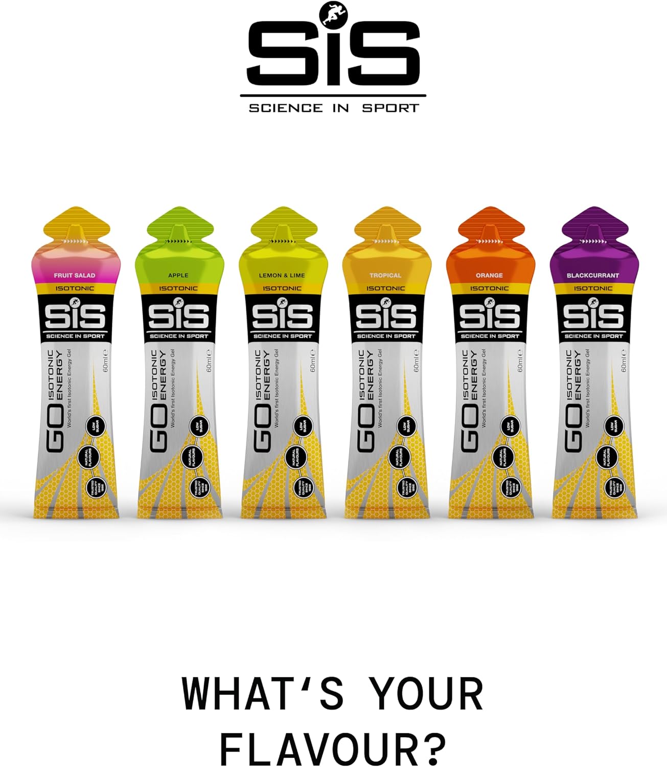 Science in Sport GO Isotonic Energy Gels Mixed Flavours - Image 6