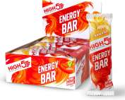 HIGH5 Energy Bars for Running & Cycling, with Real Fruits, Banana, 12 x 55g