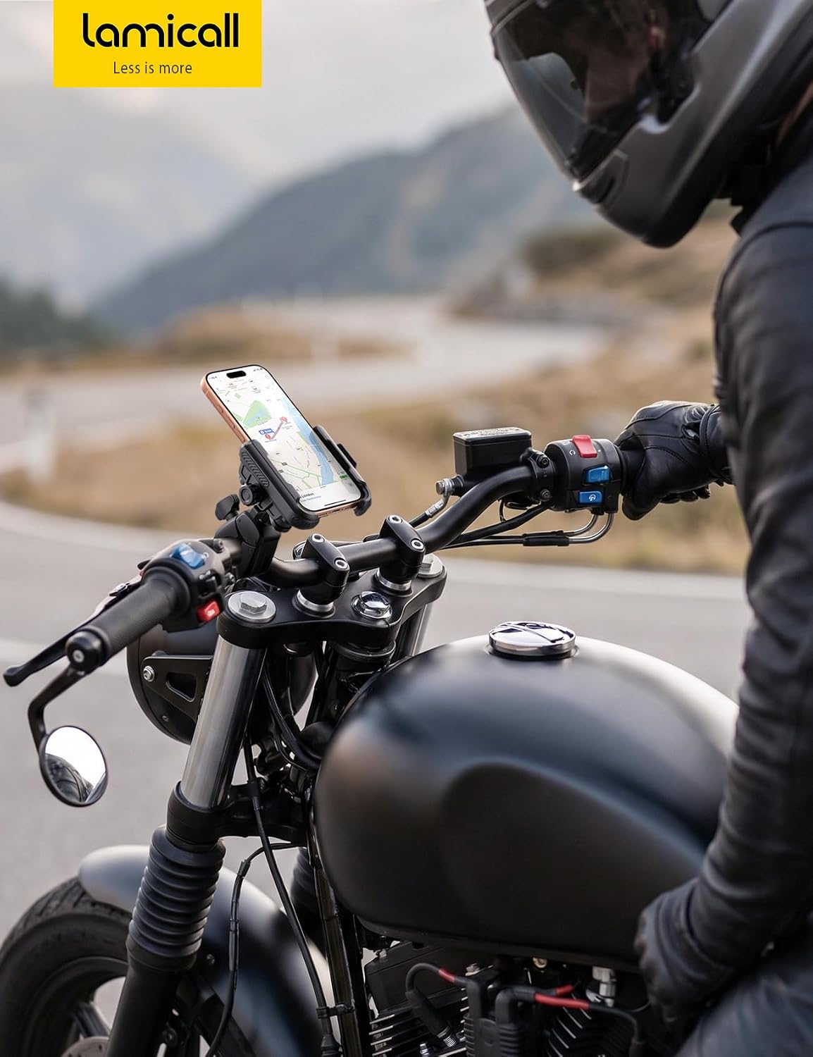 Lamicall Motorbike Phone Holder Phone Mount - Image 7