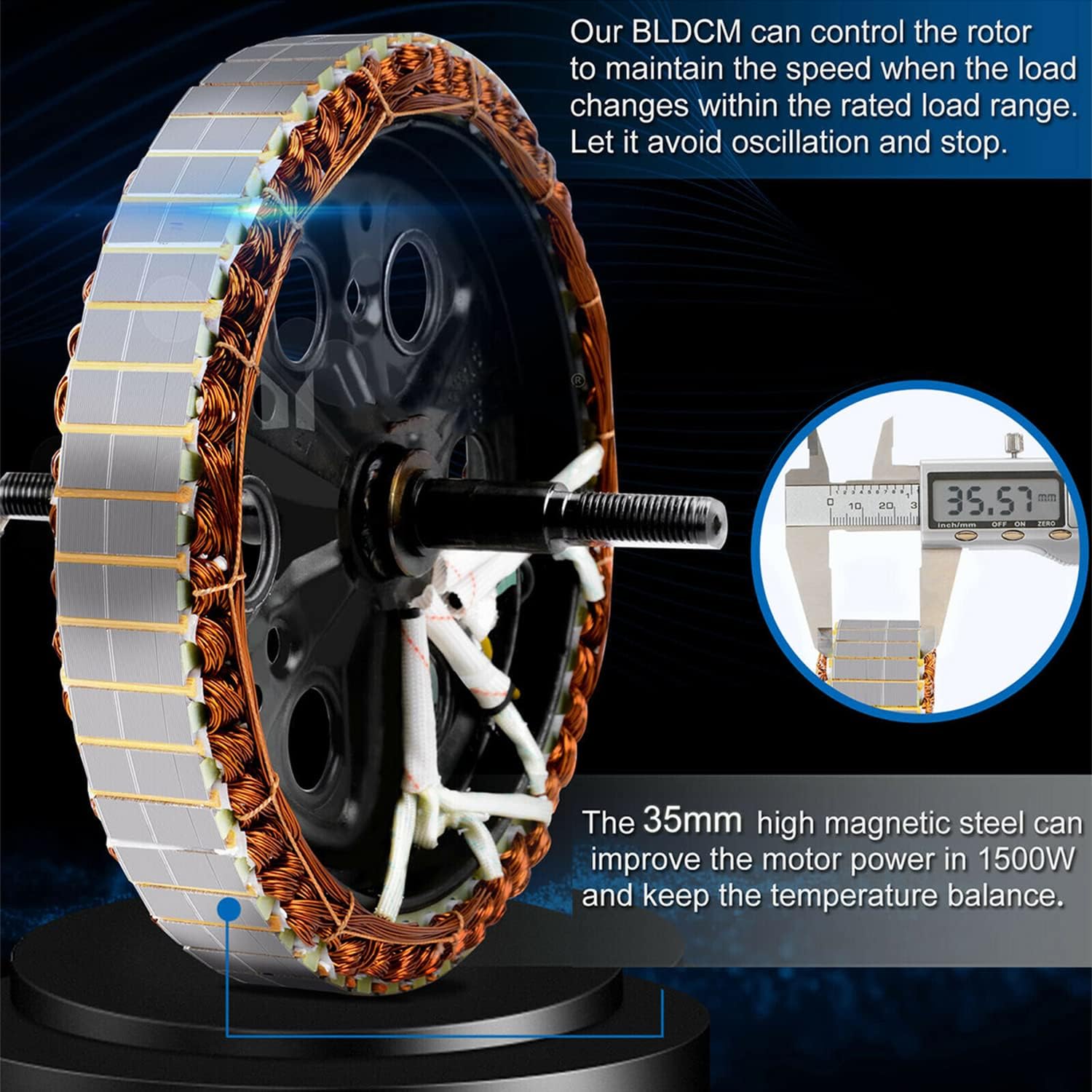 48V 26" Electric Bike Conversion Kit, Rear Wheel Motor - Image 3