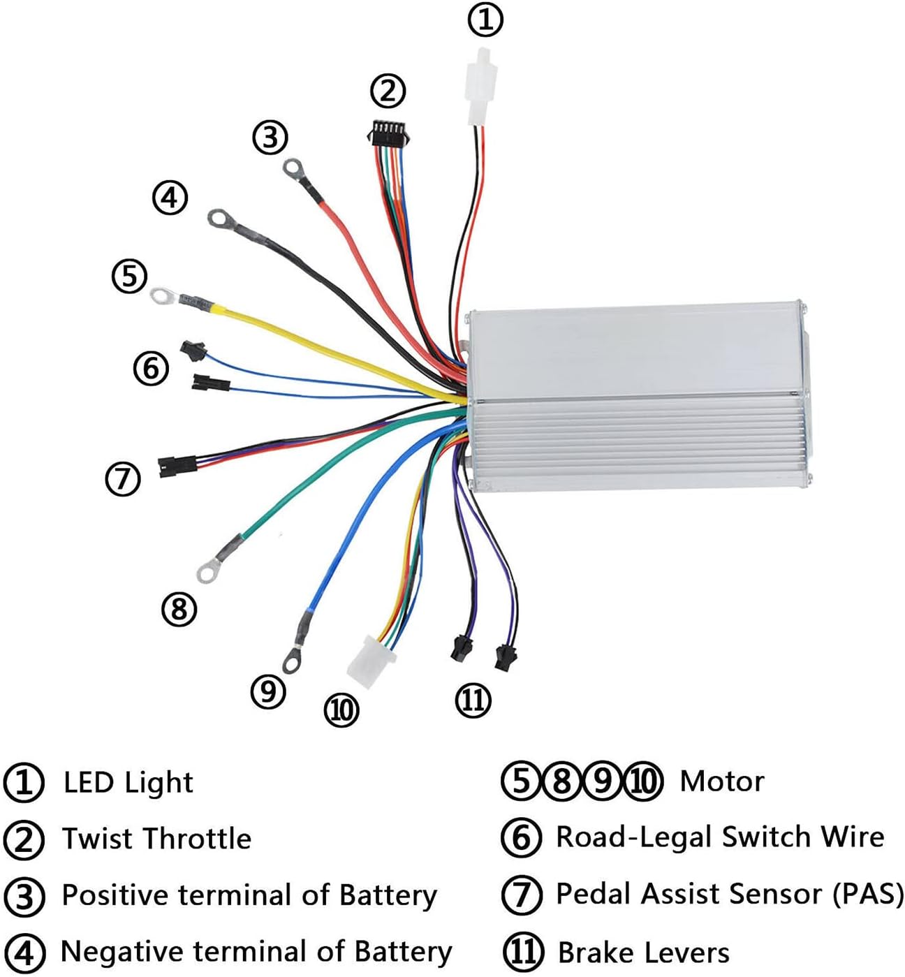 48V 26" Electric Bike Conversion Kit, Rear Wheel Motor - Image 7