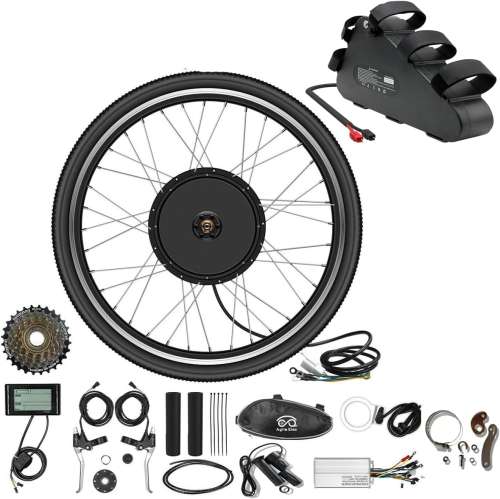 48V 26inch 27.5inch 29inch 30A Controller Rear wheel eBikes Conversion Kit Hub Motor and 48V 20Ah Triangle Battery, Electric Bicycle Motor, Bike Bicycle Conversion Tool Kit