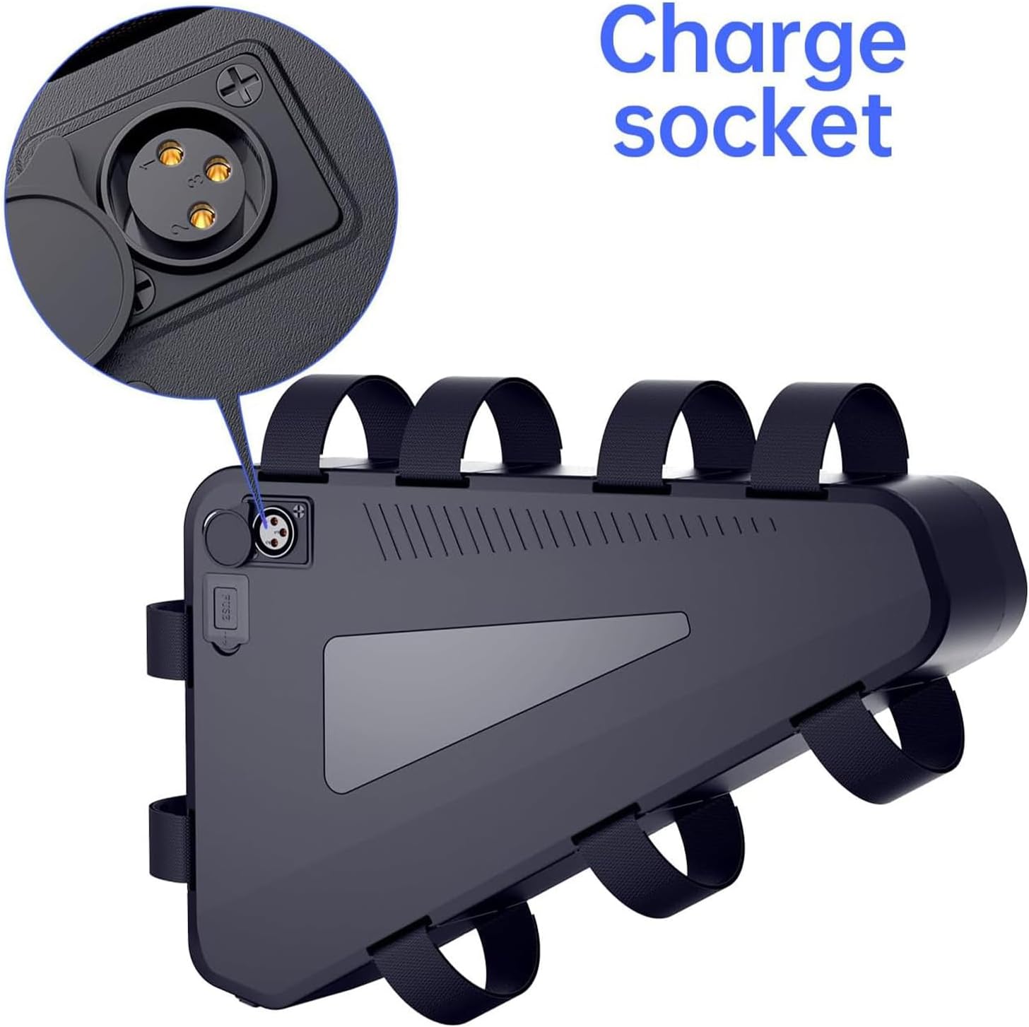 52V 31.2Ah E-Bike Battery, Triangle Lithium Pack, Charger - Image 4