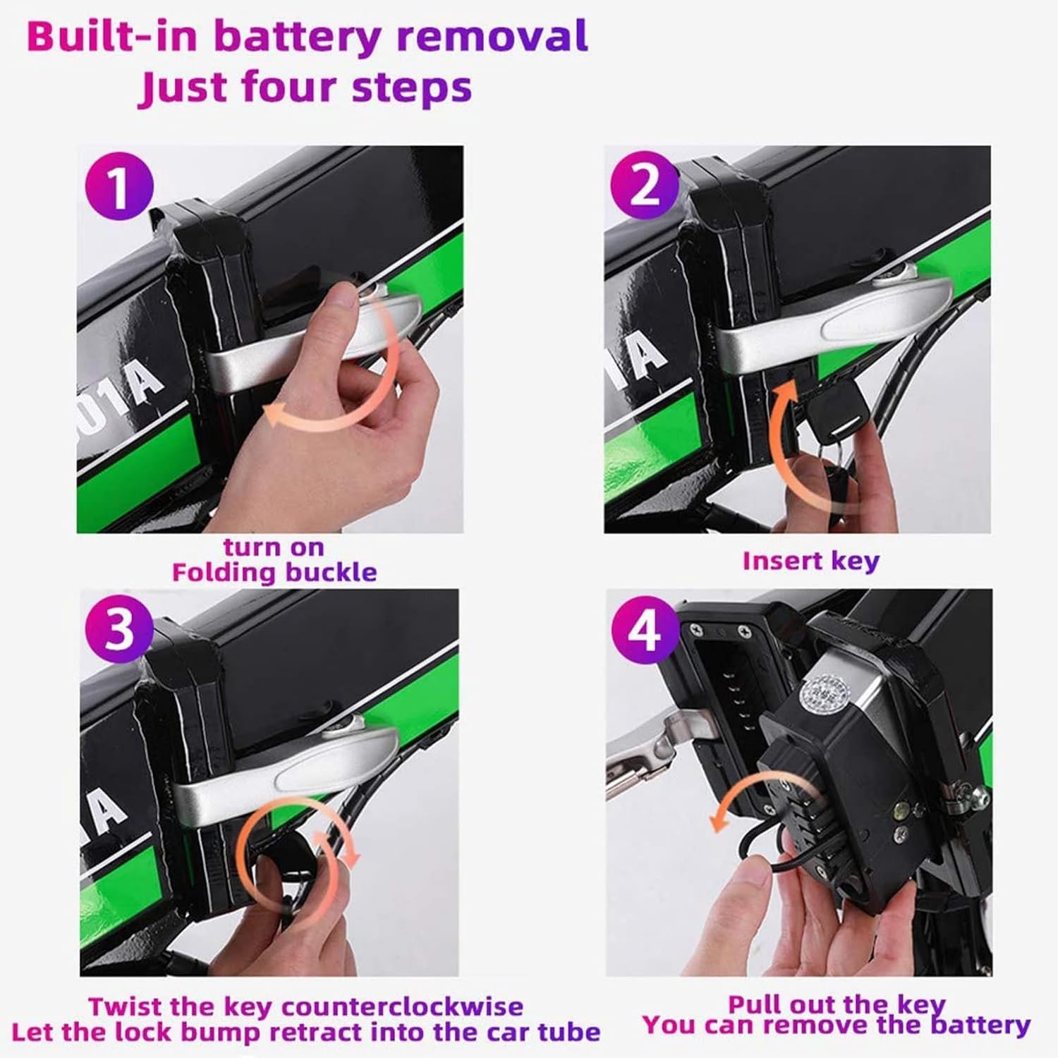 48V E-Bike Battery 14Ah for Shengmilo Folding EBike Battery - Image 3