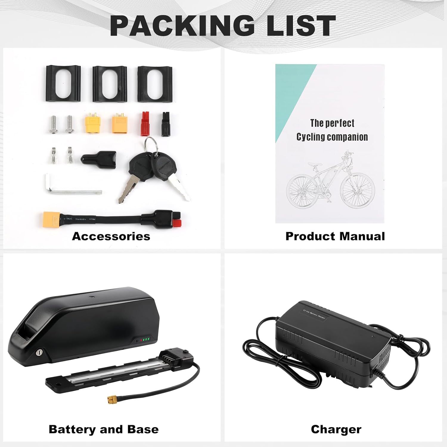 Ebike Battery 52V 20AH with 3A Charger - Image 4