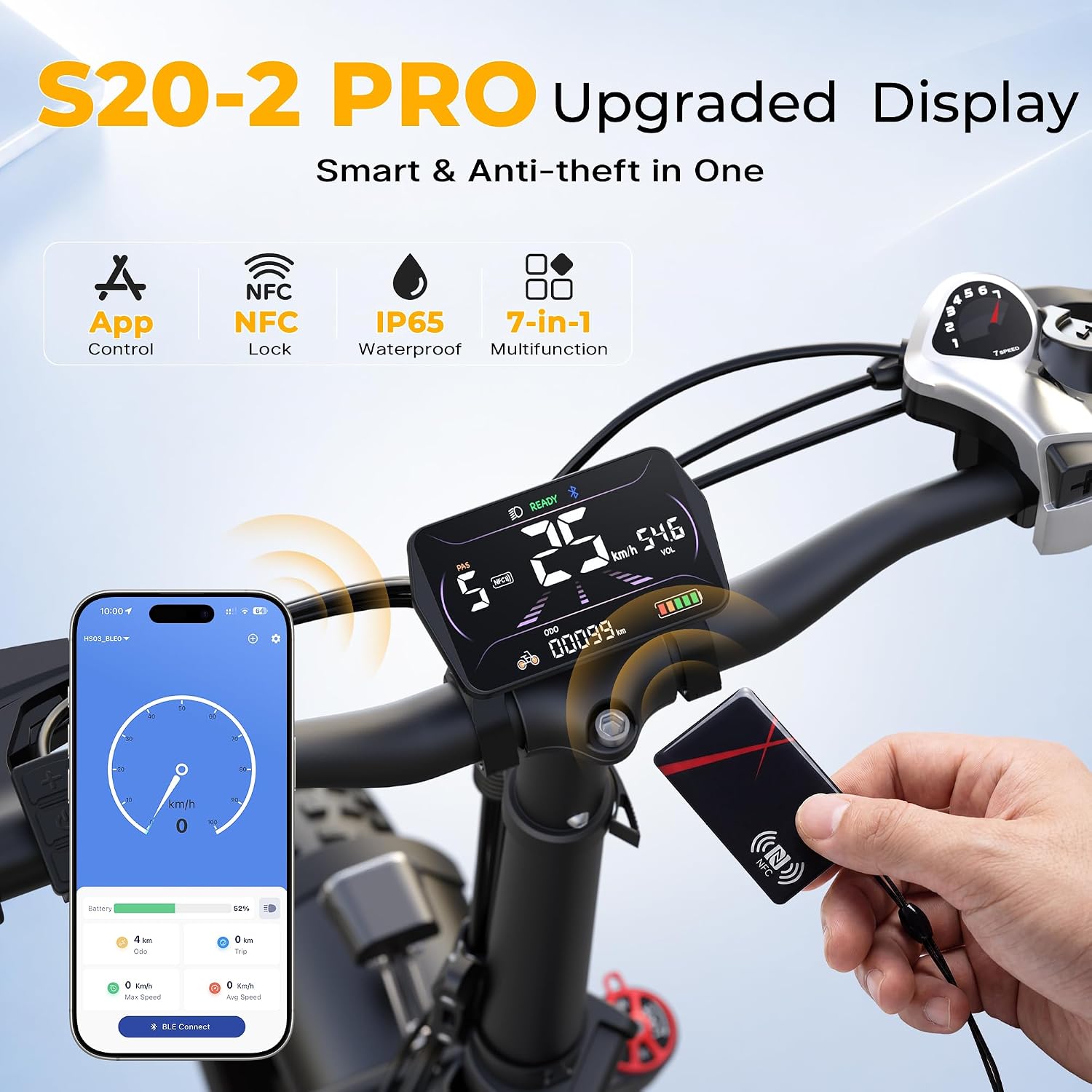 VARUN 20 × 4.0'' Fat Tire Electric Bike, 48V 13Ah - Image 3