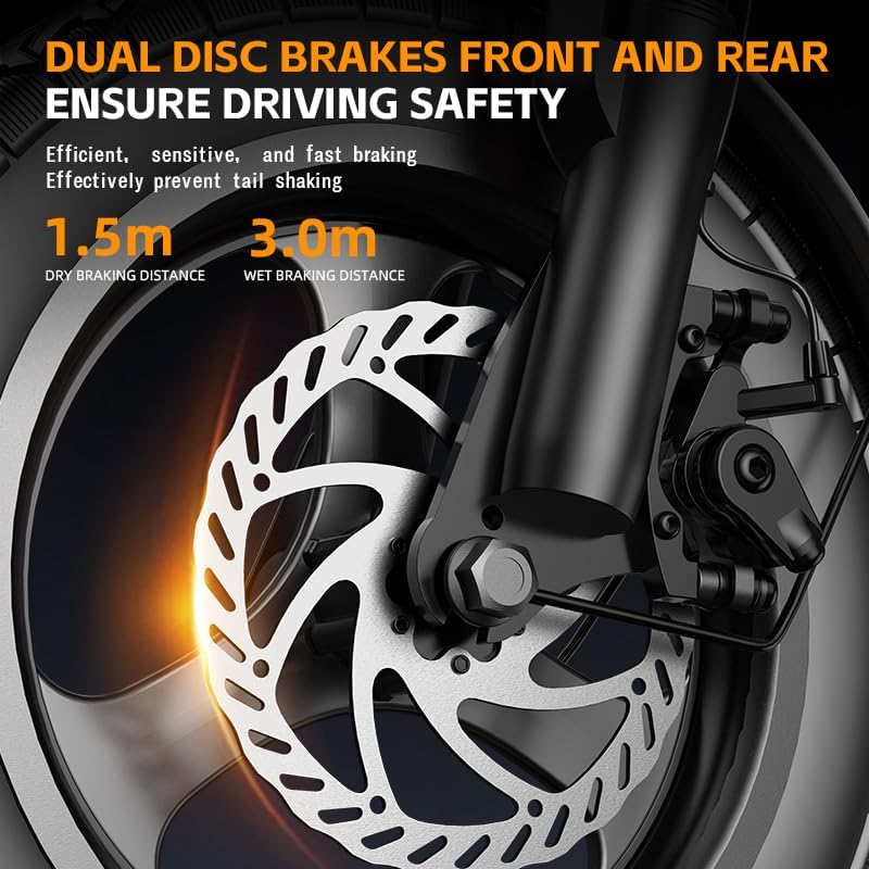 Folding e-bike, 48V 13AH Battery, 14'*2.1' Tyre - Image 5
