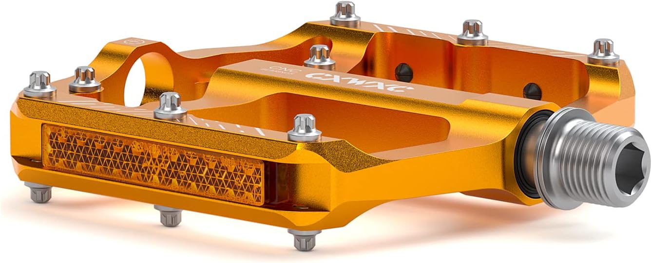 CXWXC Bicycle Pedals with Reflectors 9/16 Inch - Image 4