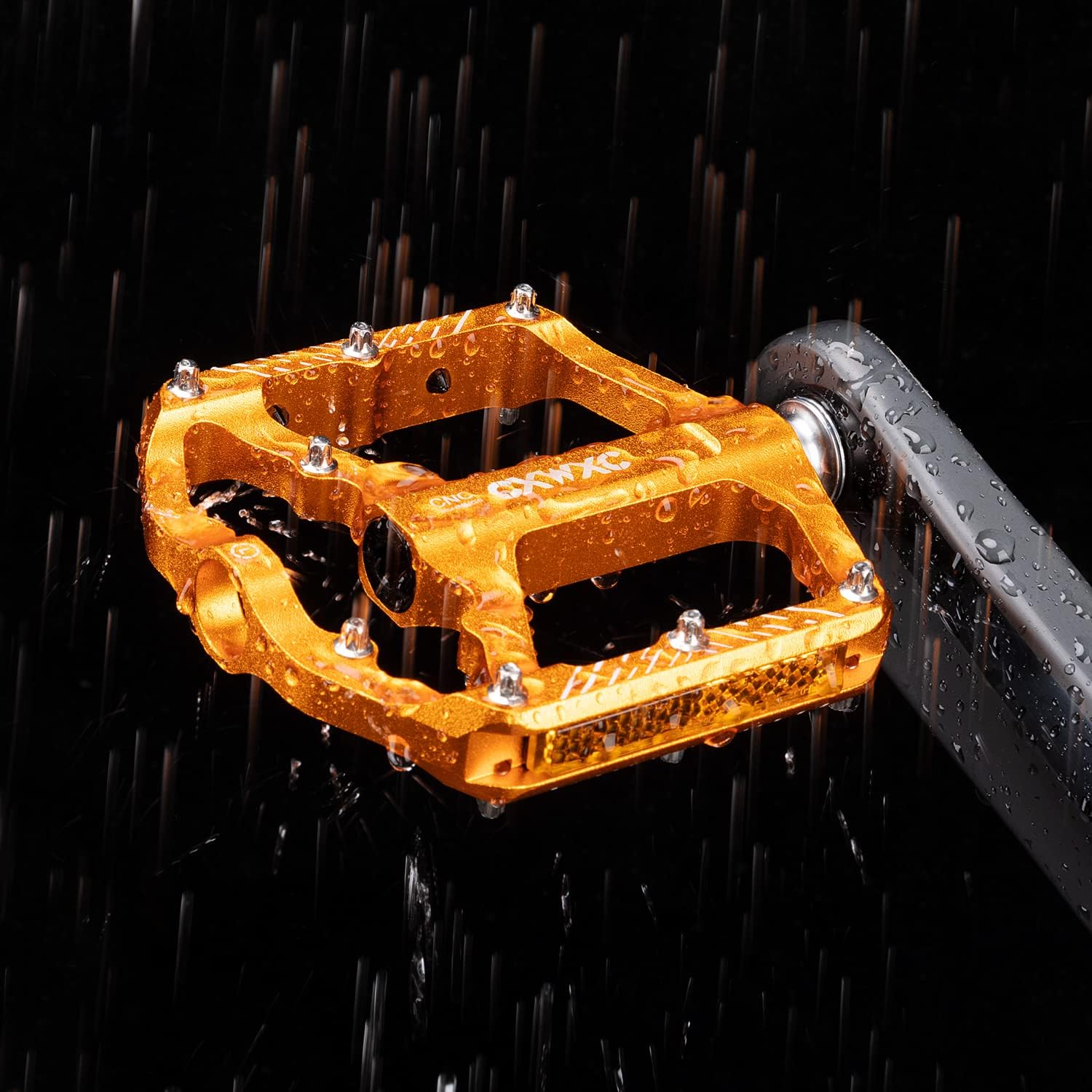 CXWXC Bicycle Pedals with Reflectors 9/16 Inch - Image 6