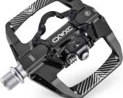 CXWXC Mountain Bike Pedals Dual Function - Dual Sided Pedals Plat & Clipless Pedal - 3 Sealed Bearings, 9/16” Bicycle Platform MTB Pedals