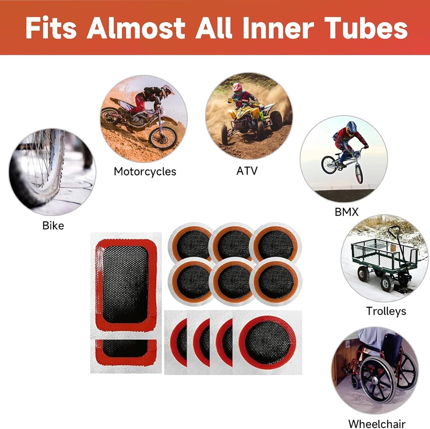 56-79 PCS Bike Tyre Puncture Repair Kit & Storage Case - Image 6