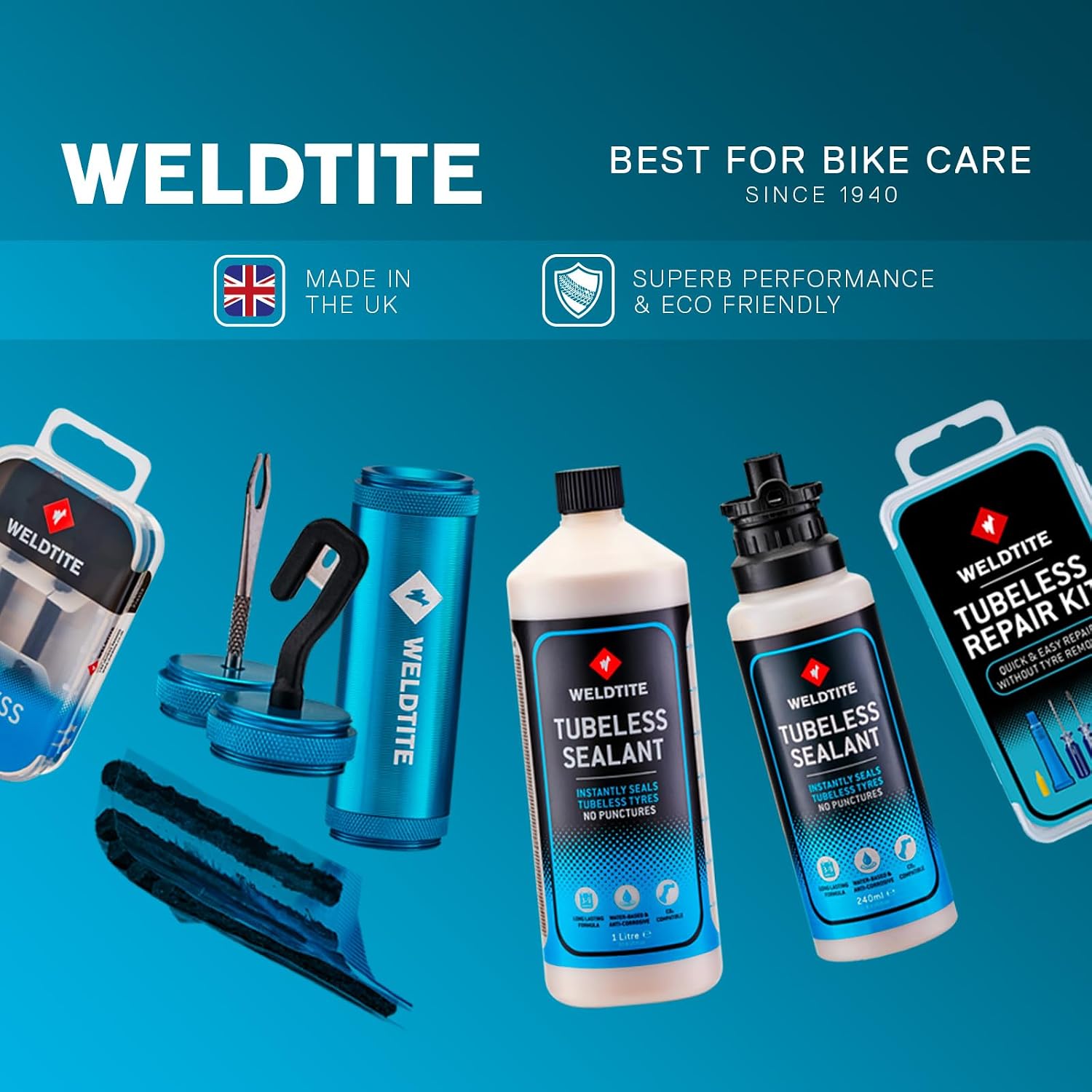 WELDTITE Tubeless Tyre Repair Kits and Sealant for Bikes - Image 5