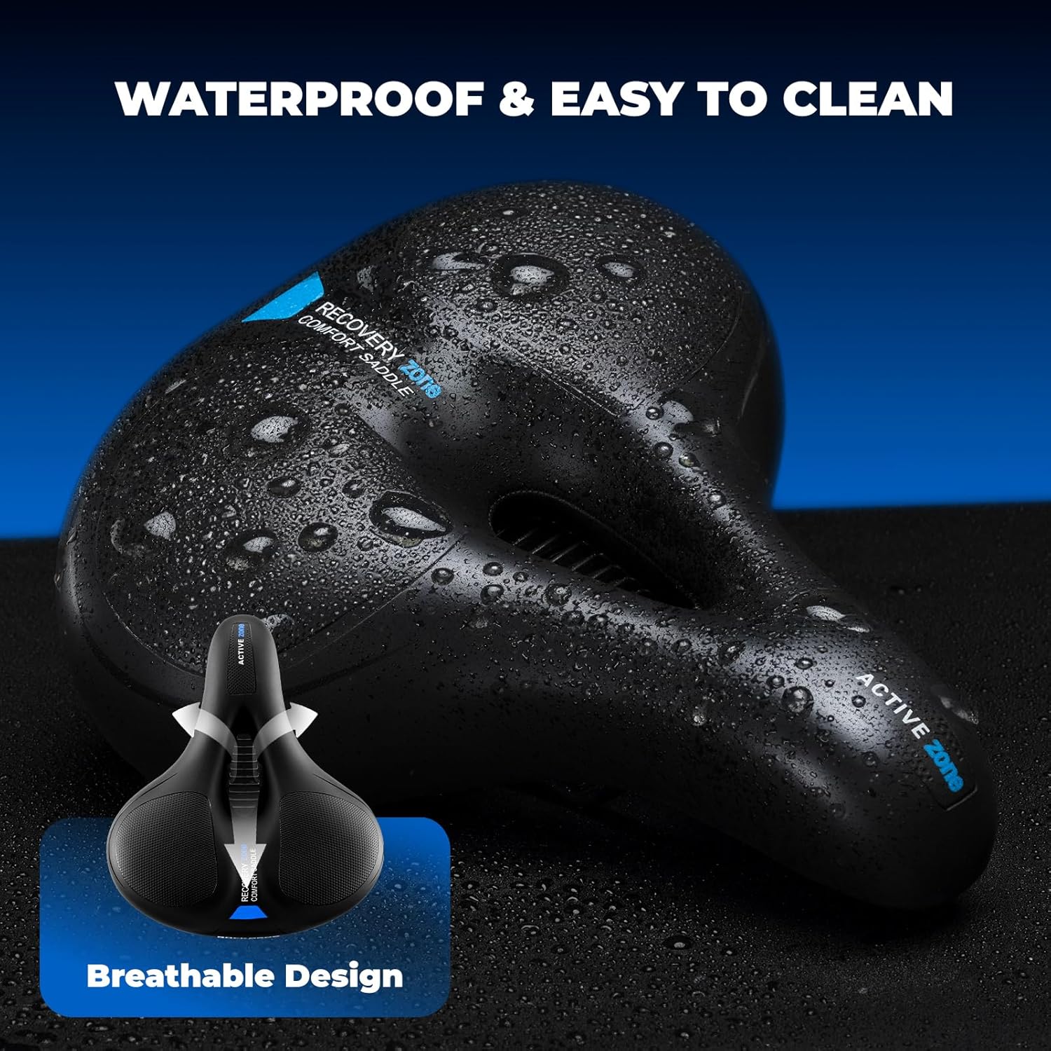 ROCKBROS Bike Seat Cushion Comfortable Soft Bicycle Saddle - Image 5