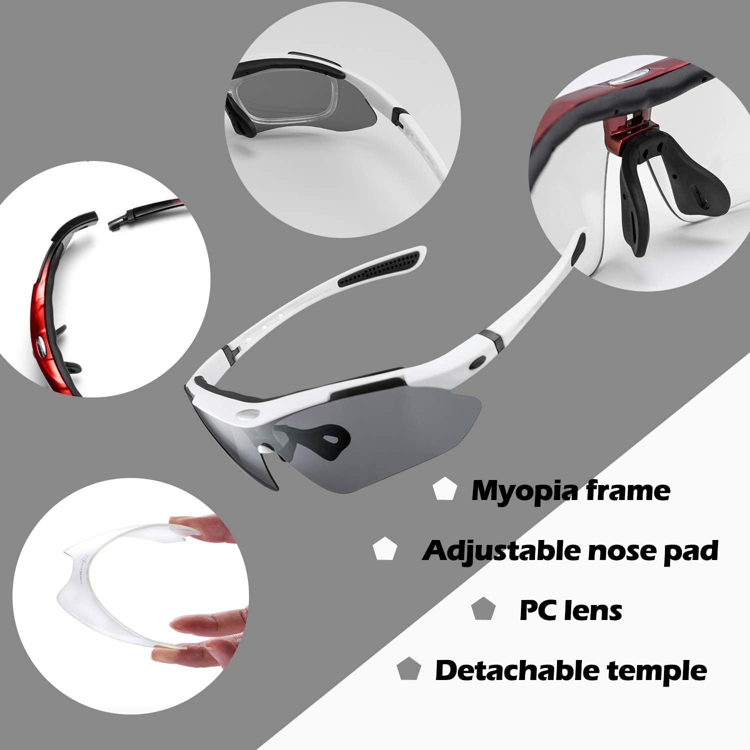 ROCKBROS Polarized Sports Cycling Glasses - Image 2