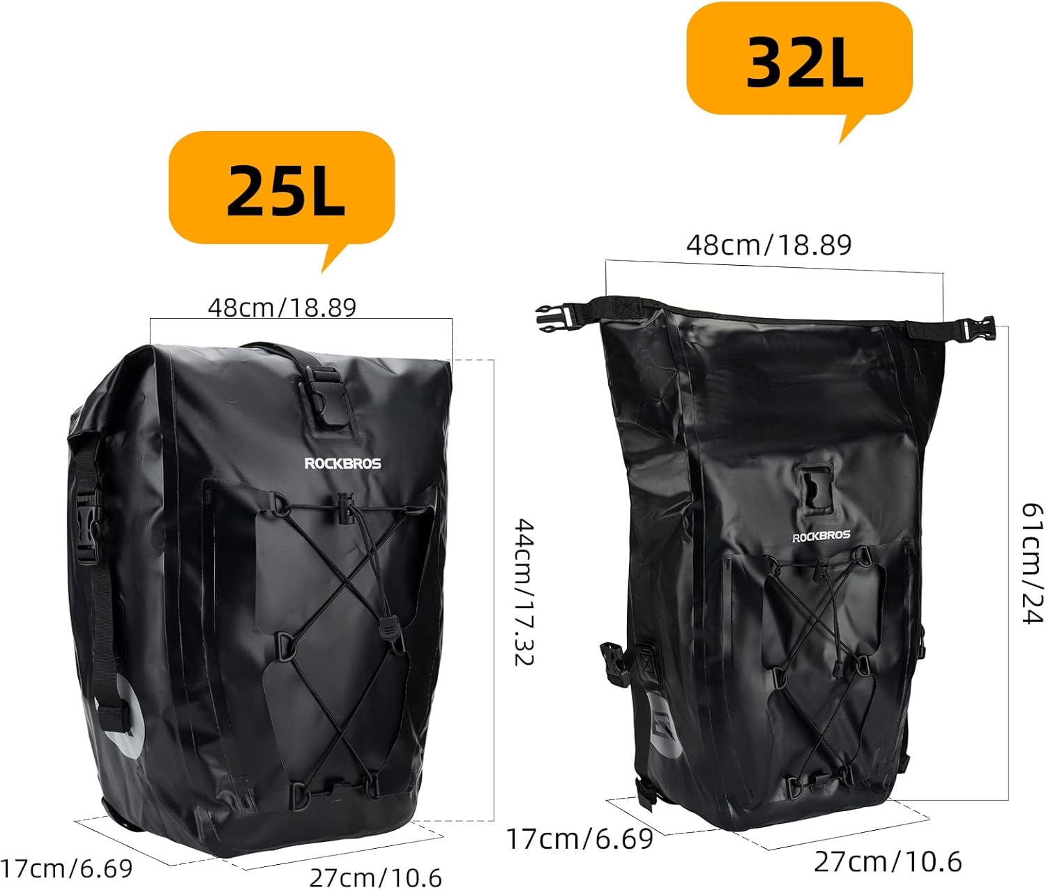 ROCKBROS Bike Pannier Bag 100% Waterproof - Image 6