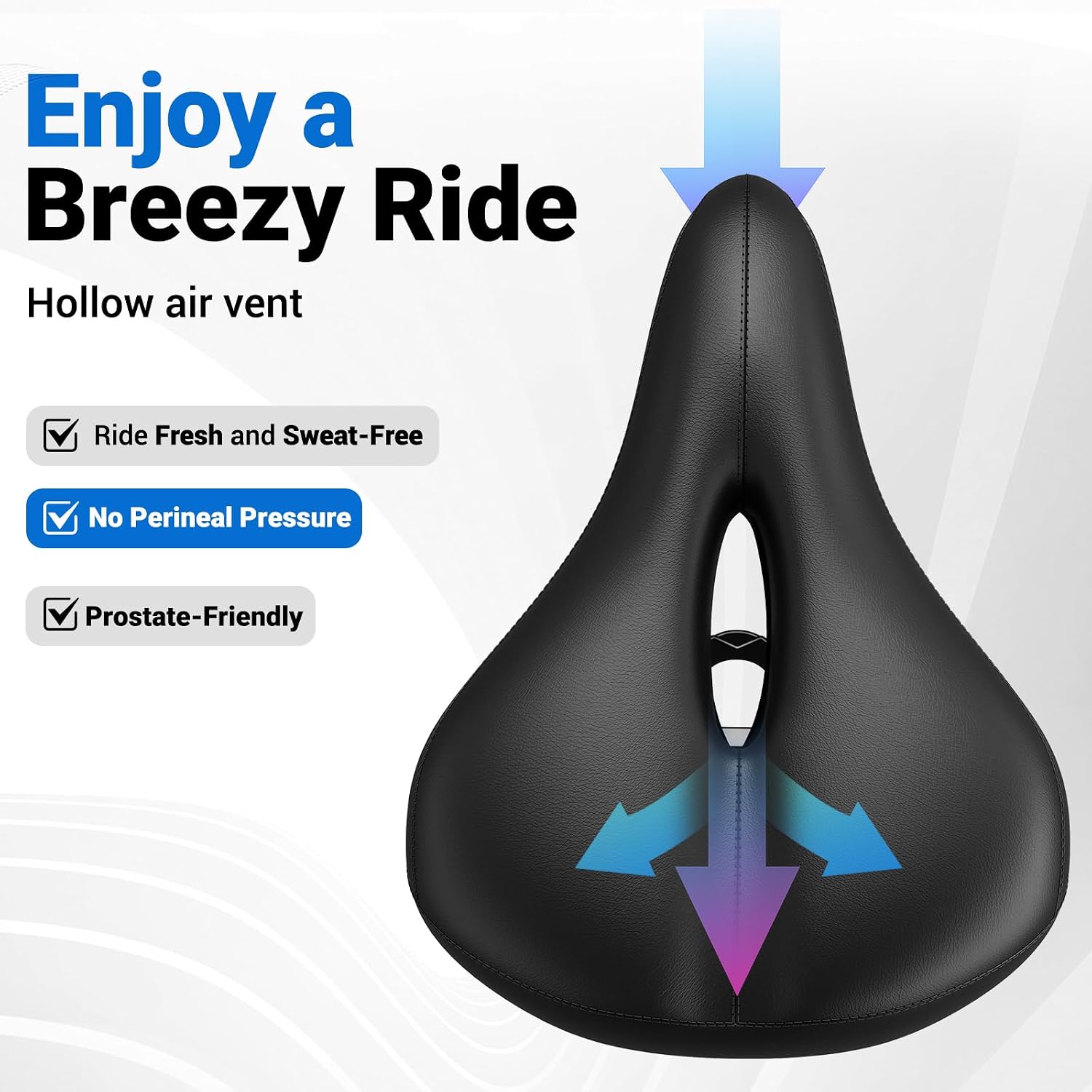 Dripex Gel Bike Seat Bicycle Saddle - Image 5