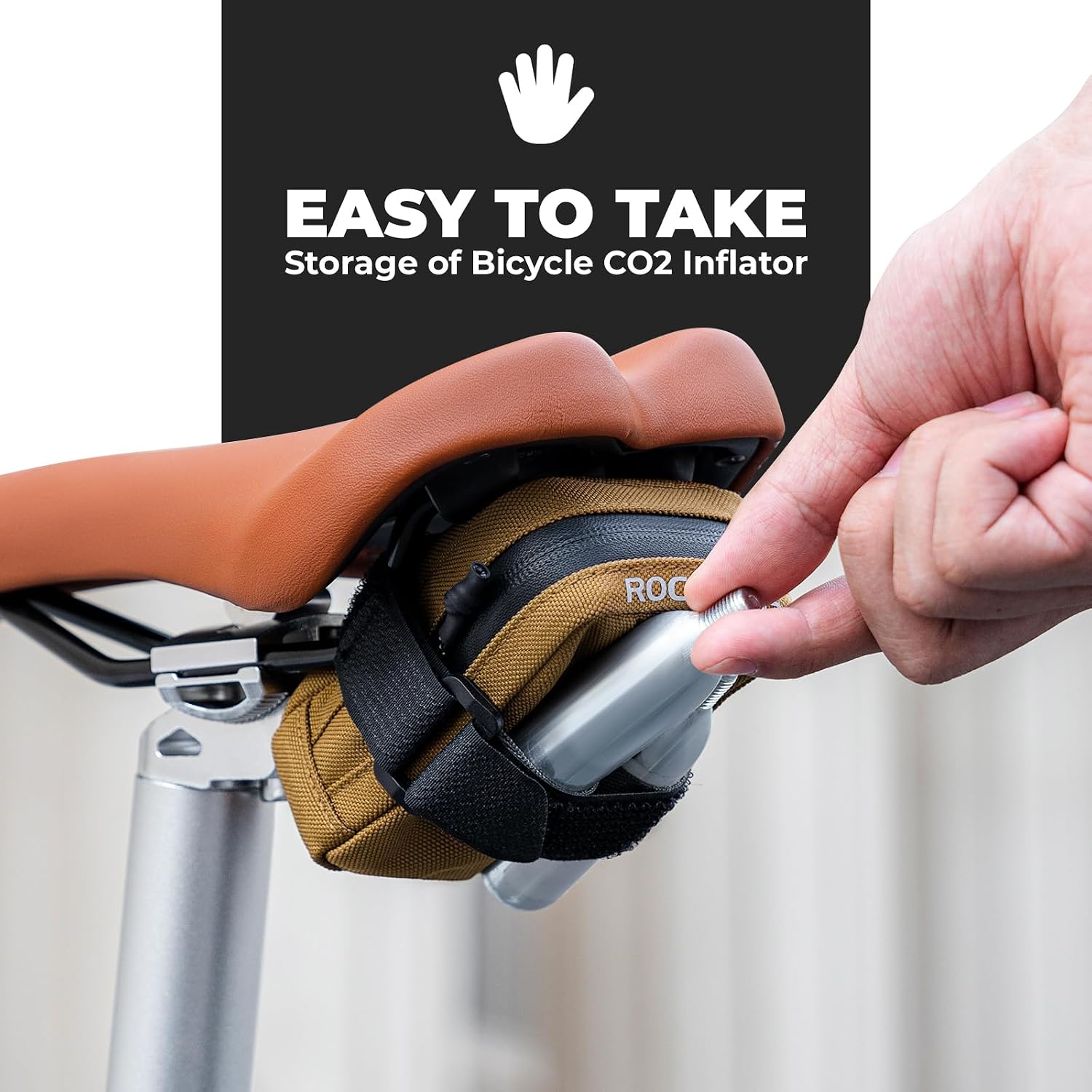 ROCKBROS Compact & Lightweight Bike Saddle Bag - Image 7