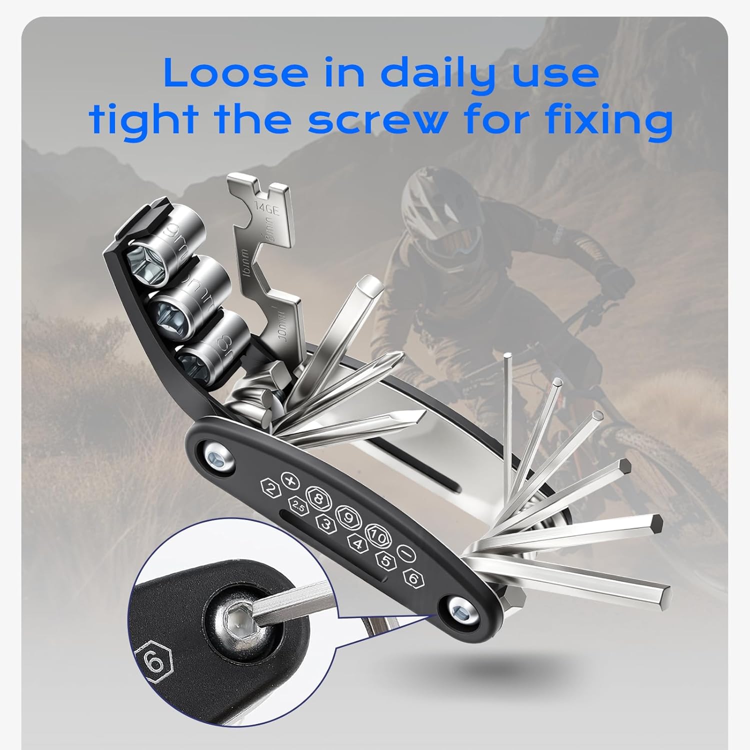 All-in-One Bike Tool Kit & Puncture Repair Kit - Image 6