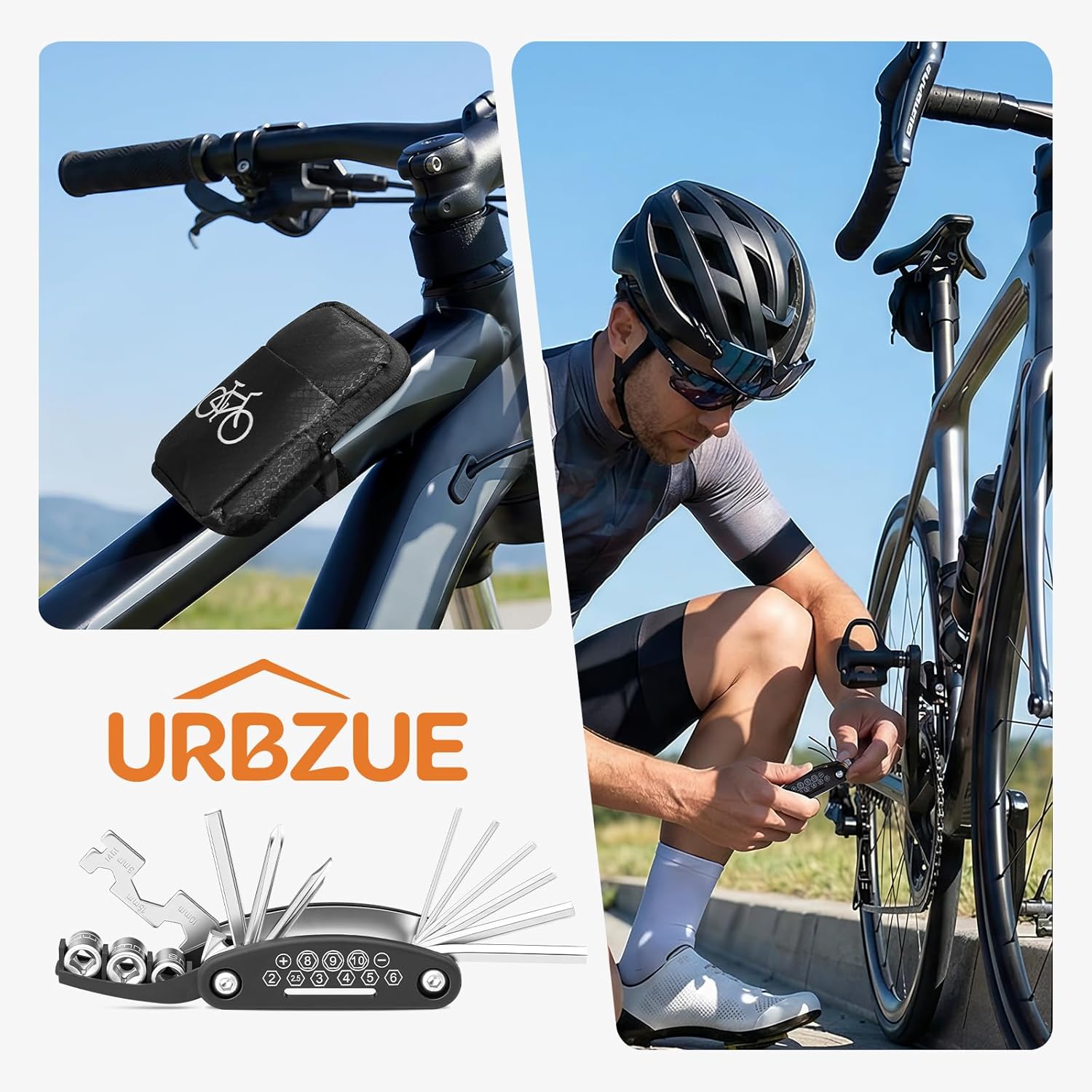 All-in-One Bike Tool Kit & Puncture Repair Kit - Image 7