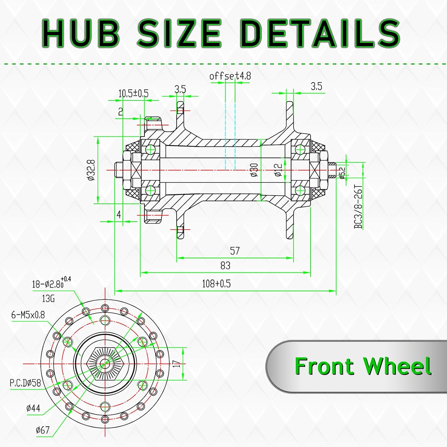 MTB Wheelset 26 27.5 29 Inch Disc Brake Mountain Bike Wheels - Image 7