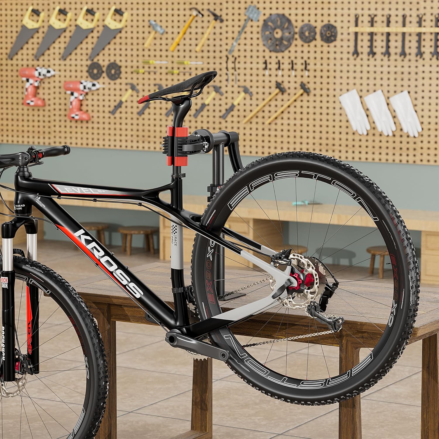CXWXC Bike Repair Stand - Bench Mount Bike Maintenance Stand - Image 7