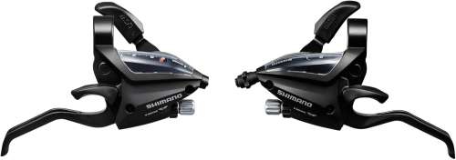 Shimano Altus ST-EF500 EZ fire plus STI set, 2-finger lever, 2 x 8-speed, black