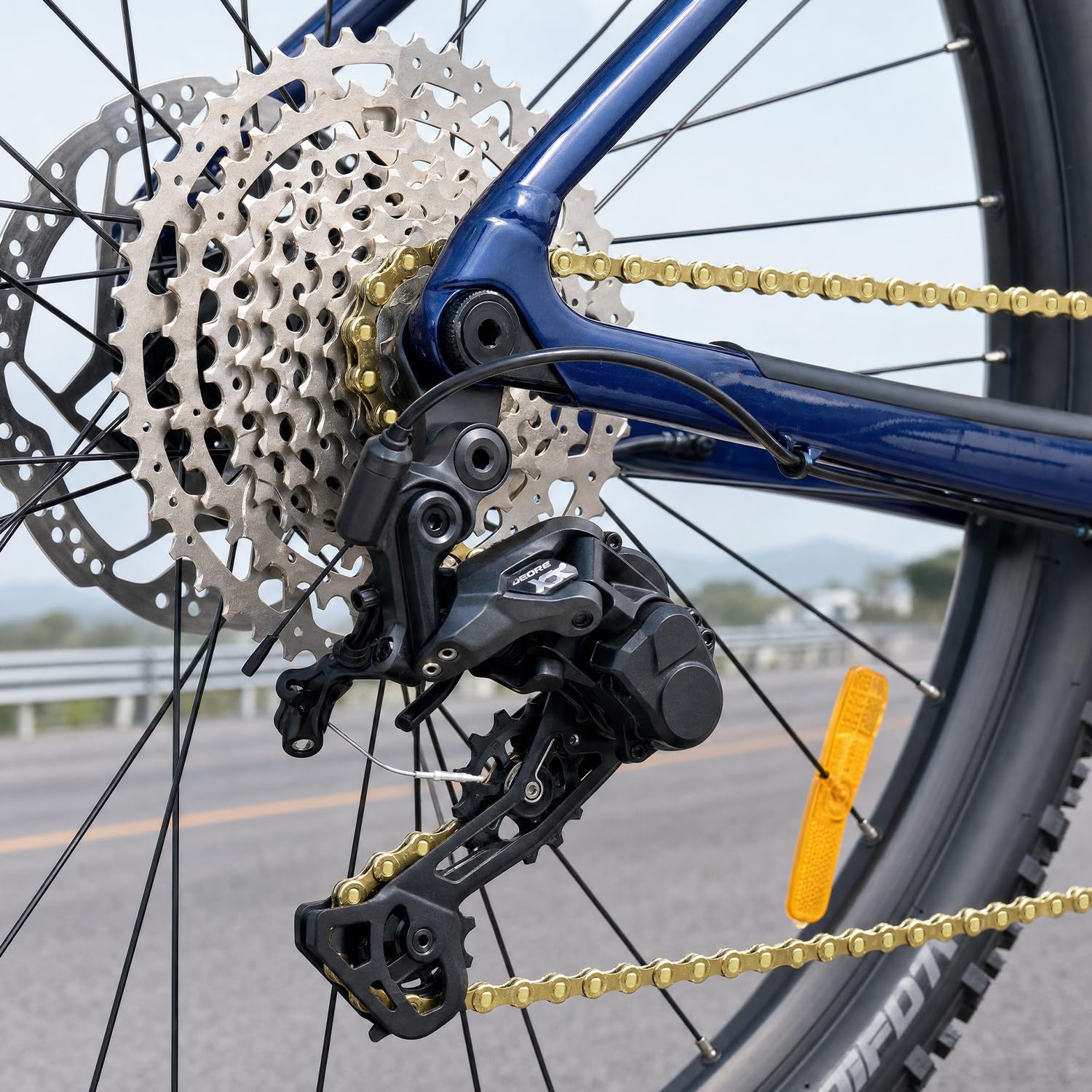 8-Speed Bike Chain, 116 Links, Compatible with 8-Speed Systems - Image 6