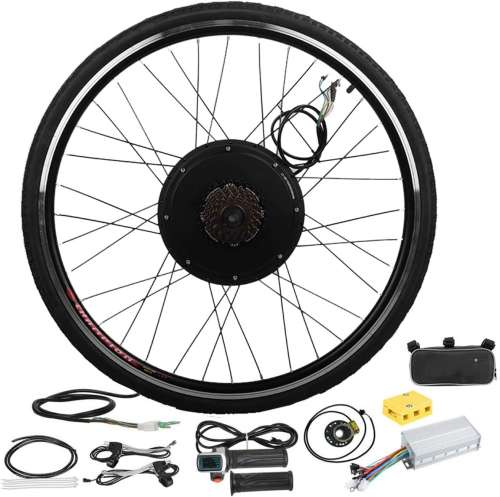 48V 26" Electric Bike Conversion Kit, Rear Wheel Motor Conversion Kit