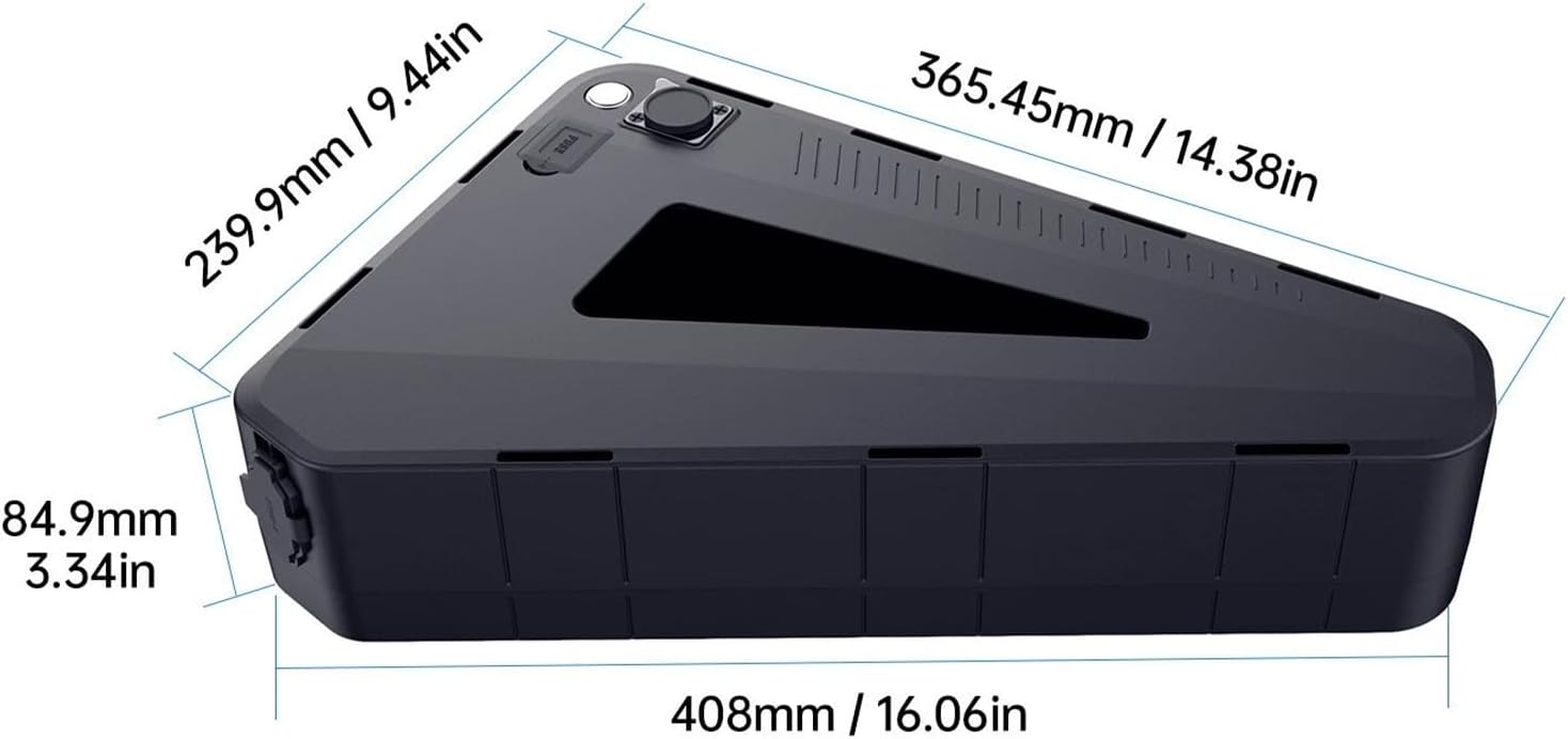 48V 52V Electric Bike Triangle Lithium Battery Pack - Image 2