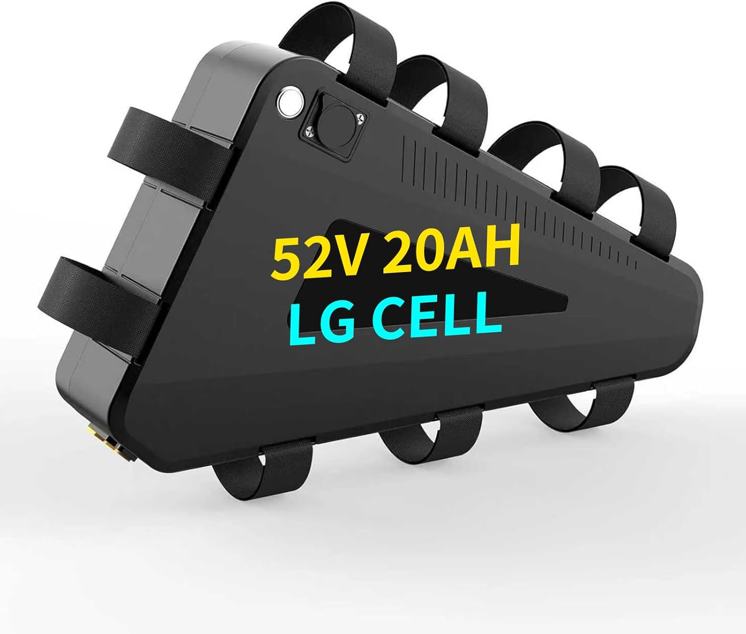 48V 52V Electric Bike Triangle Lithium Battery Pack 20Ah Triangle Ebike Battery With fast charger + BMS for 350-2000W Motorcycle Mountain Bicycle (52V 20Ah)