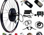 52V 26'' 45A Controller Rear Wheel Electric Bikes Conversion Kit with UKC Color Screen & XT150 Connector, E-Bike Cycling Hub Motor Drive System Compatible with MTX, UK Stock Fast Local Delivery