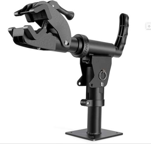 CXWXC Bicycle Repair Stand Maximum Load 40 kg / 88 lbs for Electric Bicycles, 2 in 1 Bicycle Repair Stand with 360° Rotating Head for MTB, Road Bike, Bicycle Mounting Stand, Wall and Workbench