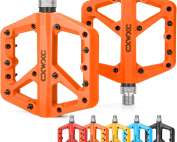 CXWXC Mountain Bike Pedals - Lightweight Nylon Fiber Bicycle Pedals - Platform Pedals for BMX Mountain Bike 9/16